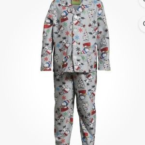 peanut’s Snoopy 2 PC Pajama Set Toddler 5T NEW